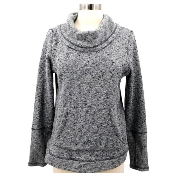 RBX "Funnel Neck" Grey Heather Pull-over Sweatshirt - Picture 1 of 10